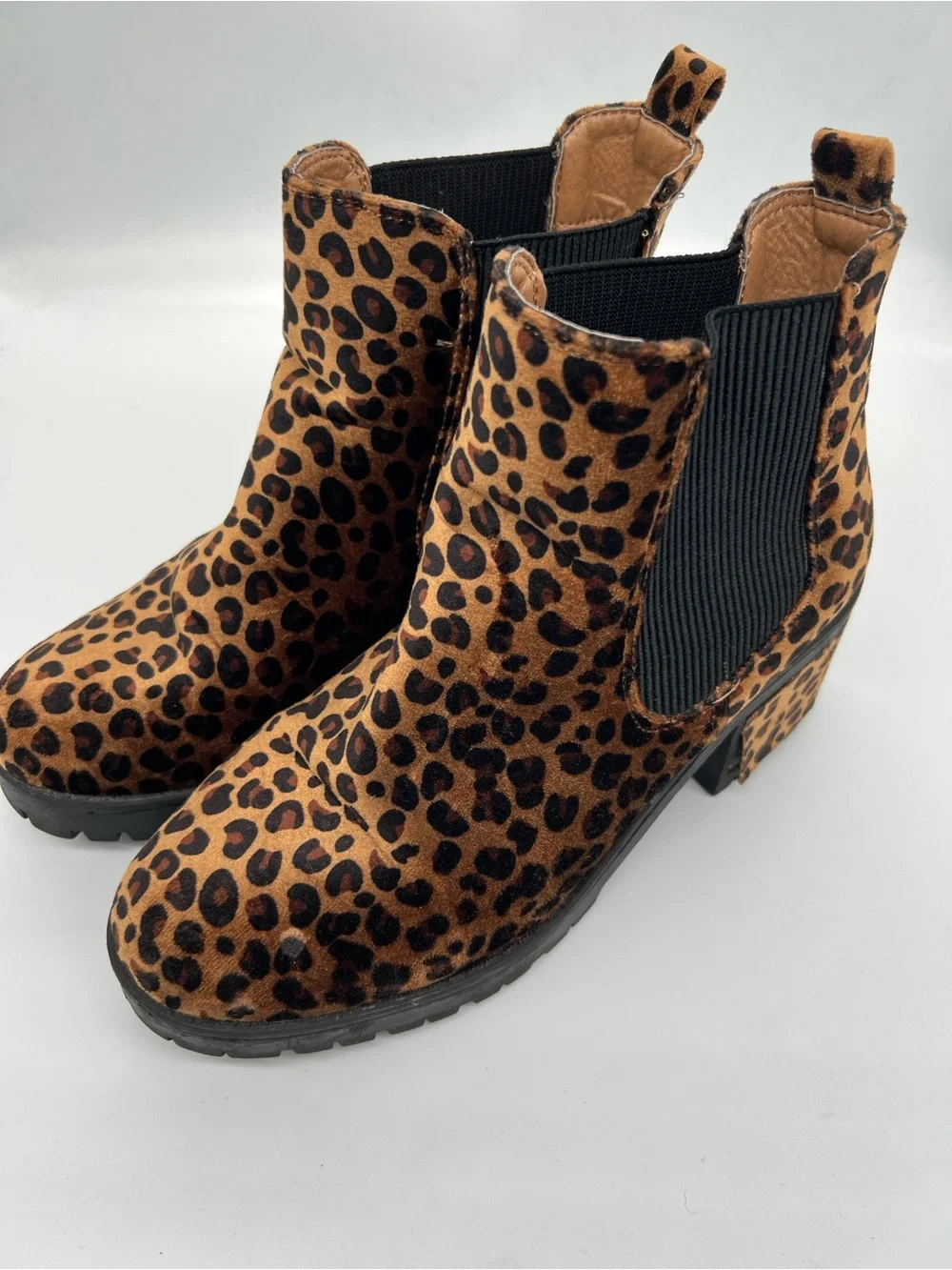 Seven women’s Leopard Print Chelsea Ankle Boots